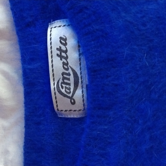 La Matta  Vintages  soft wool blend bedazzled sweater M - Picture 3 of 4